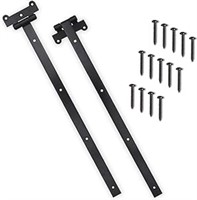 Diyworld 24" Black Door Hinges Â€“ 2pcs Gate