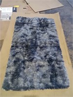Parkside Abstract Shaggy Area Rug 4x6 Plush Furry