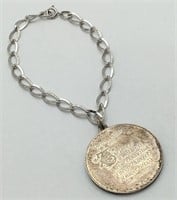 Sterling Silver Bracelet & Mothers Day Charm