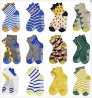 12 Pairs Boys Socks ages 3-5yrs 

New- Open