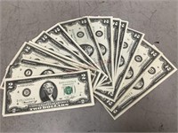 $36.00 worth of 2 Dollar Bills