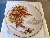 Avon's 5th Anniversary collector's plate-The