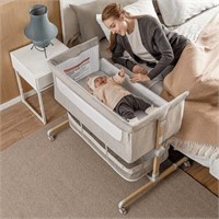 Besrey Baby Bedside Sleeper Crib Bassinet