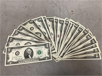 $50 worth of 1976 2 Dollar Bills