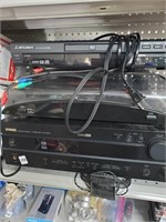 Mitsubishi DVD player,Yamaha receiver and record