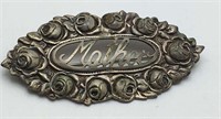Sterling Silver Mother Broach