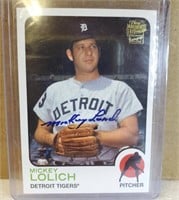 2012 Mickey Lolich Autograph Card