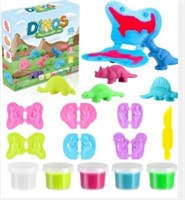 Dinosaur Playdough Set Toys for 3-8