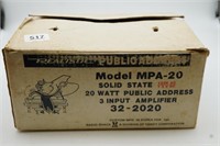 Realistic Model MPA-20 20 Watt Public Address