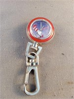 Dr. Seuss Cat in the Hat clip watch. Glass has