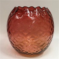 Cranberry Glass Lamp Shade