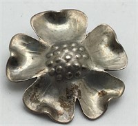 Sterling Silver Flower Broach