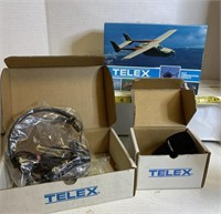 Telex microphone and head gear