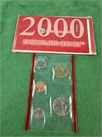 2000 uncirculated coin set Denver