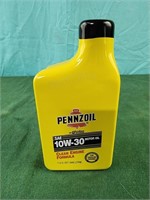 Pennzoil oil tin with collector car inside,