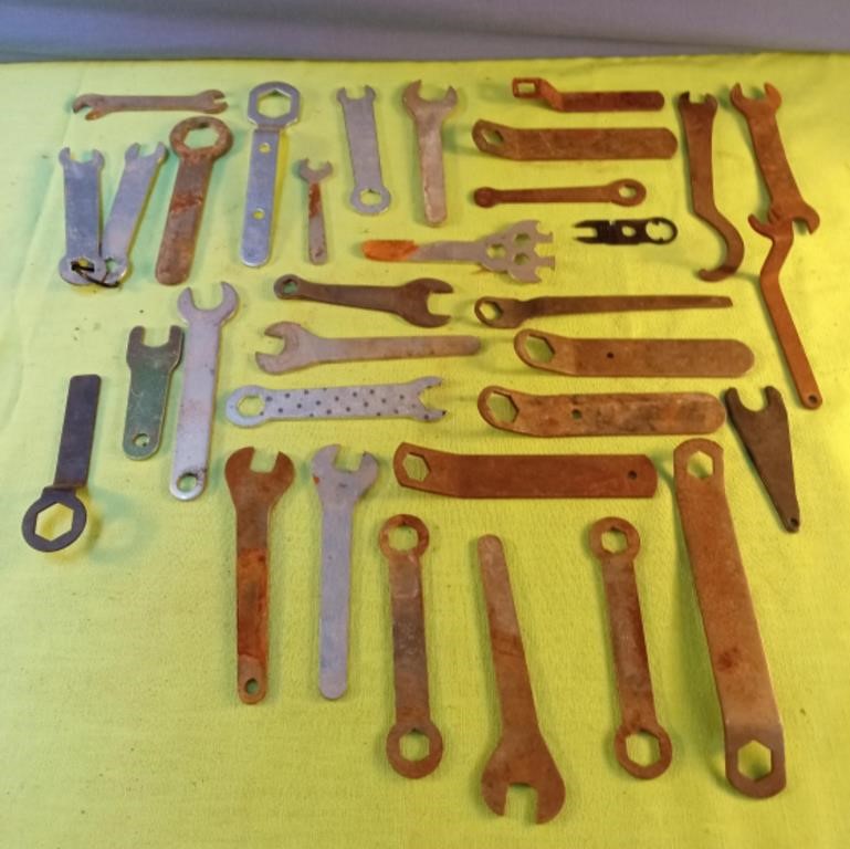 Lot of flat wrenches