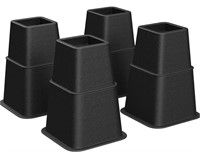 Bed Risers, 4-Pack Furniture Risers, Heavy Duty
