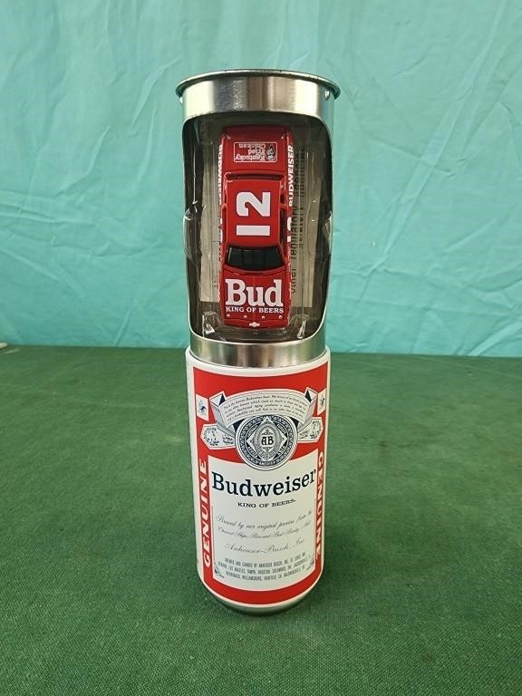 Budweiser #12 car in a can collectible,  neil