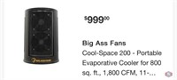 (1 pcs) Big Ass Fans Cool-Space 200 - Portable