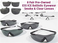 8 Pair ESS Ice Ballistic Eyewear HD5