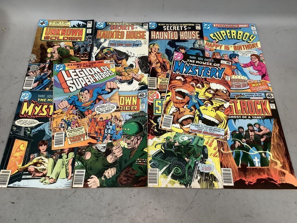 Vintage 40¢ DC Comic Books