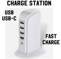 USB + USB-C CHARGING DOCK / FAST CHARGE $32 NEW