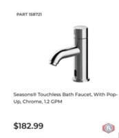New (2 pcs) Seasons® Touchless Bath Faucet, With