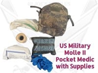 Military Pocket Medic Pouch w/Supplies I5