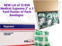 Case BSN Medical Gypsona S Bandages 2 X 3 Yd WH1