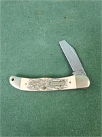 Uncle Henry Shrader pocket knife broken tip