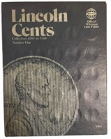 Lincoln Cents Coin Folder W/Pennies