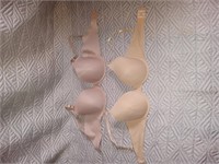 36D nude bras, no boundaries and Warner's.