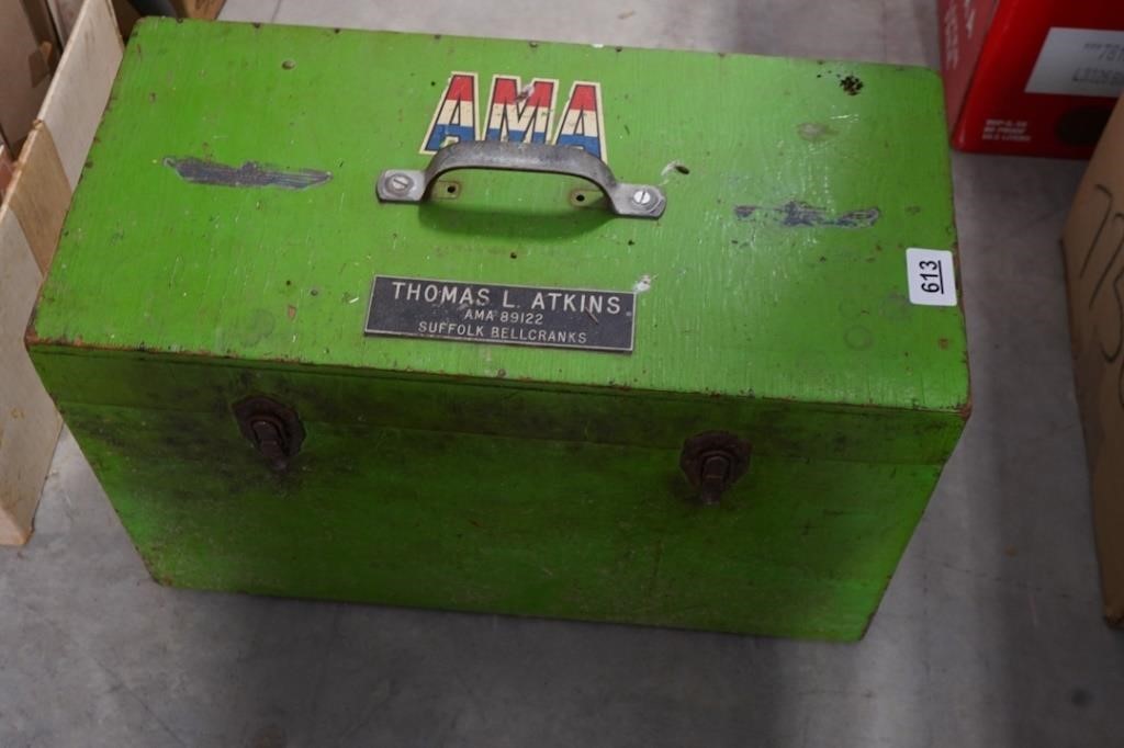 Green Painted Tool Box