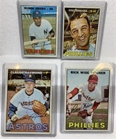 4-1966  Topps Baseball cards
