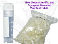 150+ GSI CryoClear™ Barcode Cryogenic Tubes K1