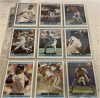 32- Donruss baseball cards