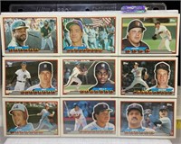 9-1989 Topps baseball cards