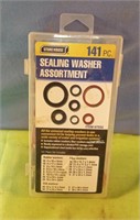 Sealing washer assortment. Opened box