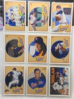 9-1990 Nolan Ryan baseball cards