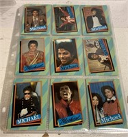 33-Michael Jackson cards