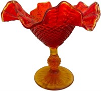 Vintage Fenton Amberina Glass