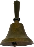 Antique Brass School Bell