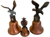 Three Mini Brass Bells
