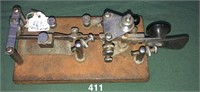 Vibroplex ''Lightning Bug'' Telegraph key on origi