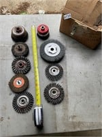 9- wire wheels- brushes