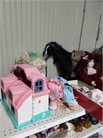 Misc. Toy & Dolls & Horse Lot