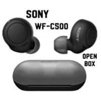 $129 SONY EAR BUDS WF-C500 OPEN BOX LIKE NEW /