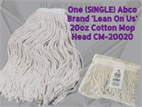20oz Abco Lean On Us Cotton Mop Head CM-20020 WH1
