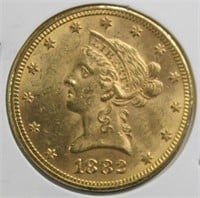 1882 $10 Gold Coin