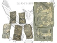 3 Military Molle ACU Camouflage M4 556 Dual Pouch